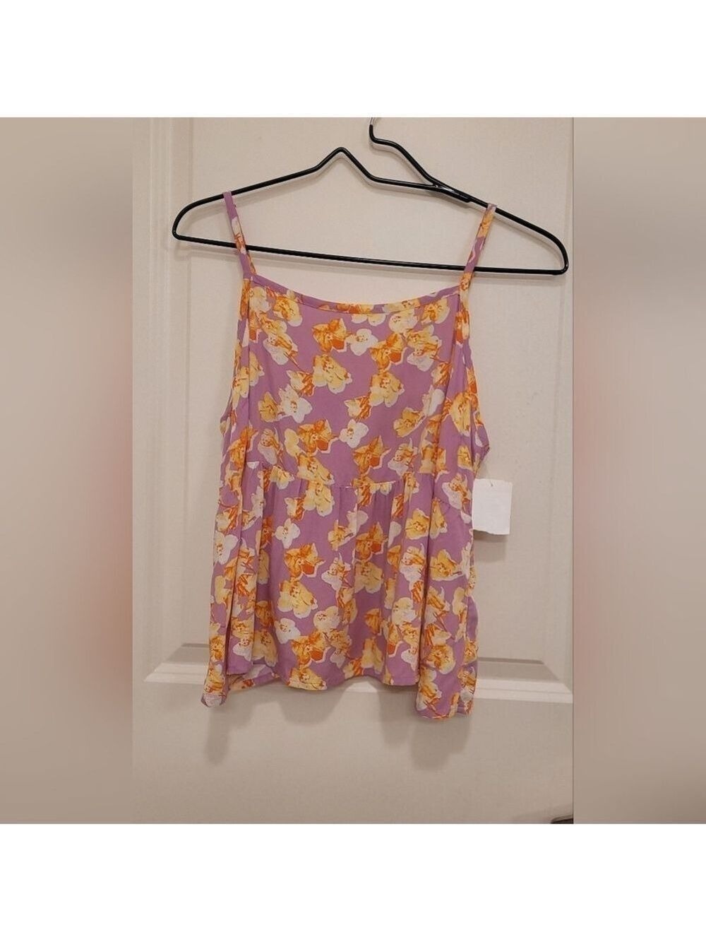 NWT BP Floral Purple/Yellow/Orange Women's Top Sz Medium